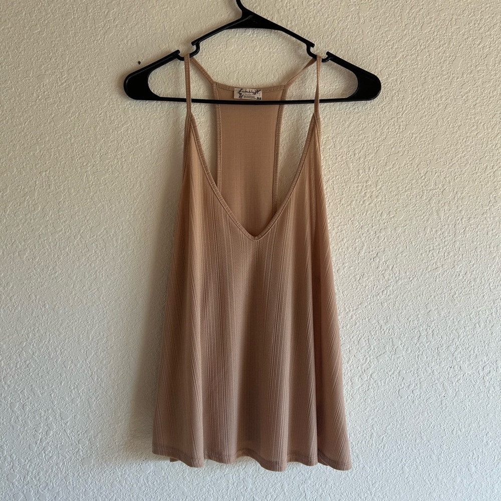 Free People Tan Camisole Top
